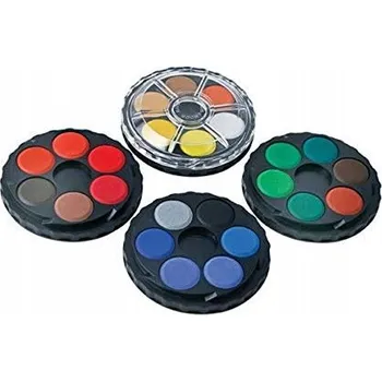 Vodová barva Akvarelové barvy Sada 24 barev x 11 ml Kulaté mix Koh-I-Noor