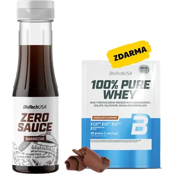 Protein AKCE BioTech Zero Sauce 350 ml + ZDARMA 100% Pure Whey 28 g