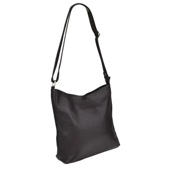 Kabelka NovaKabelka.cz Kožená italská crossbody kabelka Ebe Cafe