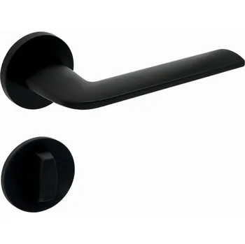 Fiore Dveřní kování, WC, černé&nbsp;R4056411