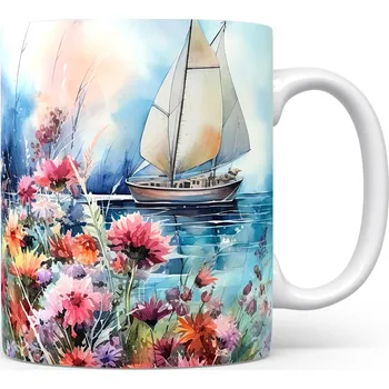 Hrnek s námořními motivy