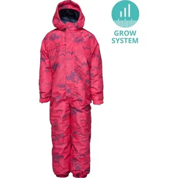 Dívčí oblečení LOAP Dětská lyžařská kombinéza CUVEN Růžová 116