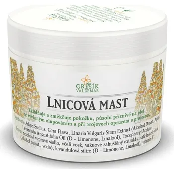 Bylinná léčivá mast Valdemar Grešík Lnicová mast 50 ml