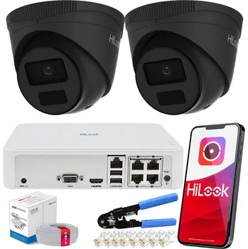 Bezpečnostní kamera Monitorovací sada Hikvision IPC-T241H-C(x2)+NVR PoE + UTP Hikvision
