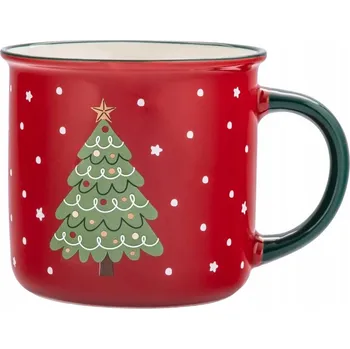 Hrnek Altom Design Vánoční stromek porcelán 400 ml