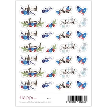 samolepka Fleppi Samolepky Zimní Víkend