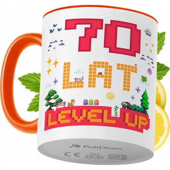 Hrnek Polidraw Hrnek Polidraw Narozeniny70 keramika 330 ml