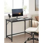 VASAGLE Psací stůl černý 100 x 50 x 76 cm