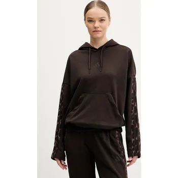 Pánská mikina Mikina adidas Essentials KA4683 hnědá 89X, vel. XXS