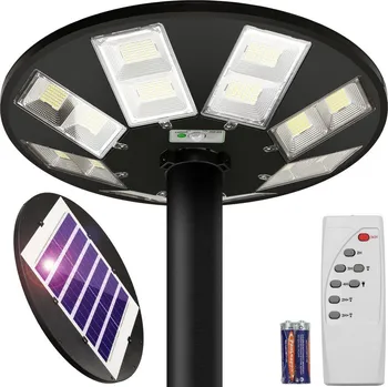 Venkovní osvětlení VÝKONNÁ SOLÁRNÍ LAMPA LED POULIČNÍ SVĚTLO 2400W UFO