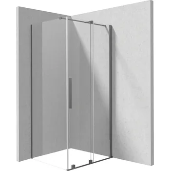 Deante Obdélníkový sprchový kout Prizma 100x80 cm - KPNDP10S08, titan mat - bez vaničky