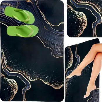 Koupelnová předložka KOUPELNOVÁ PŘEDLOŽKA XXL PROTISKLUZOVÁ RYCHLESCHNOUCÍ SAVÝ KOBEREC 50 x 80 cm