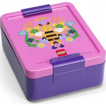 Svačinový box LEGO Bee box na svačinu - fialová