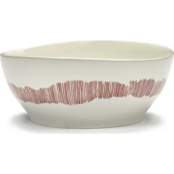 Serax, Misky Feast 18 cm, bílo-červené, 4 ks. - Formadore