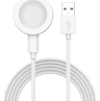 Datový kabel Techsuit - Bezdrátový nabíjecí kabel SmartWatch (THC2) - pro Huawei Watch GT5 Pro/GT5 /4/4 Pro/Ultimate/GT3 SE/Buds - bílý