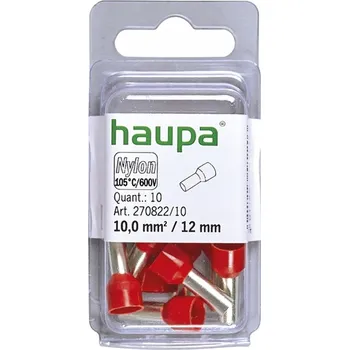 elektrický kabel Izolovaná dutinka Haupa 10 ks