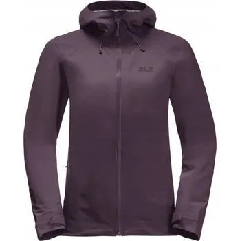 Dámská větrovka JACK WOLFSKIN HIGHEST PEAK 3L JKT W -XL- Dámská bunda Polyester Fialová