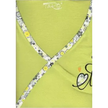 Dámská noční košile Mateřská noční košile 113-Asia, dlouhý rukáv, zelenožlutá, vel. M