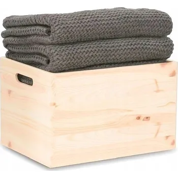 Úložný box Krabička v odstínech hnědé a béžové