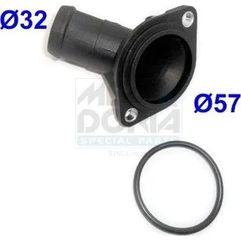 Motor automobilu Příruba chladiva MEAT & DORIA 93188