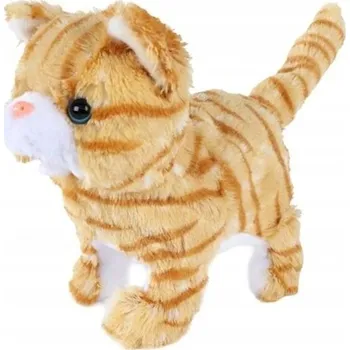 plyšák Take Me Home kočka plyšová 21 cm na baterie mňoukající a vrtící ocasem