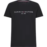 Tommy Hilfiger Jeans Černé pánské tričko Tommy Hilfiger - Pánské
