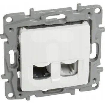 Elektrická zásuvka Internetová a telefonní zásuvka nástěnná Legrand bílá