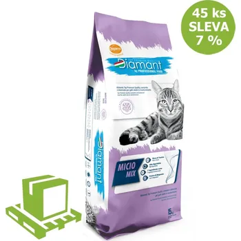Krmivo pro kočku Diamant Cat Micio Mix 15 kg (paleta 45 ks) SLEVA 7 %