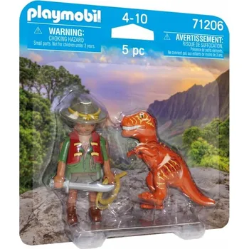 Stavebnice Playmobil PLAYMOBIL 71206 DUOPACK TROPICKÝ SVĚT S T-REXEM