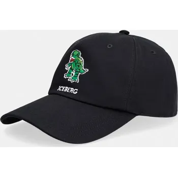 Čepice Bavlněná baseballová čepice Iceberg 7104.6967 černá 99X, vel. ONE SIZE