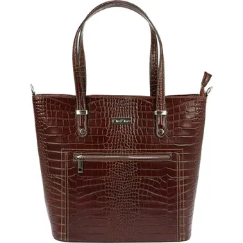 Kabelka Dámská kabelka MiaMore 01-011 COCO hnědá + doprava zdarma