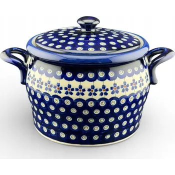 Hrnec Hrnec, nádoba s víkem 1,5 l Klasický A-166A G2 Ceramika Bolesławiec