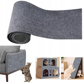 SAMOLEPICÍ škrabací podložka pro kočky, ochrana na nábytek, pohovka 40x300 cm