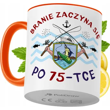 Hrnek Polidraw Hrnek Polidraw Narozeniny75 keramika 330 ml