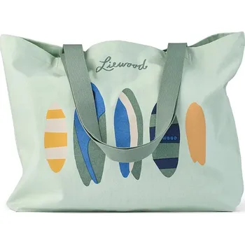 Kabelka Bavlněná kabelka Liewood Big Totebag LW14796.PPY2 zelená 07X, vel. ONE SIZE