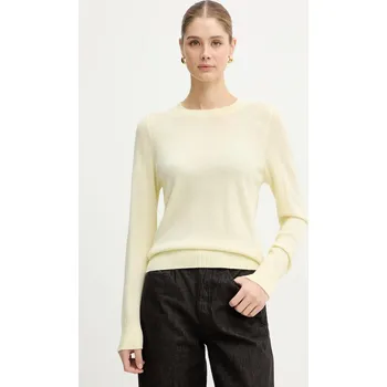 Dámský svetr Vlněný svetr MAX&Co. MCOBERLINA 2616361071200 žlutá 11X, vel. S