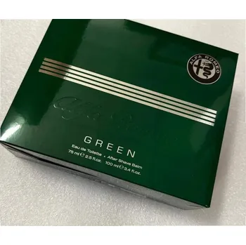 Alfa Romeo Green Eau De Toilette 75 ml + After Shave balzám 100 ml dárková sada