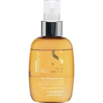 Opalování Alfaparf Milano Semi Di Lino Sunshine Hair Protective Oil - Ochranný olej pro vlasy namáhané sluncem 125 ml