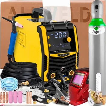 Svářečka SVAŘOVACÍ STROJ MAGNUM THF 208P TIG HF 230V 200A SMART BODOVÝ PULS MMA 2T/4T