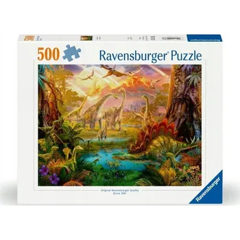 Puzzle 2D: Svět dinosaurů 500 dílků