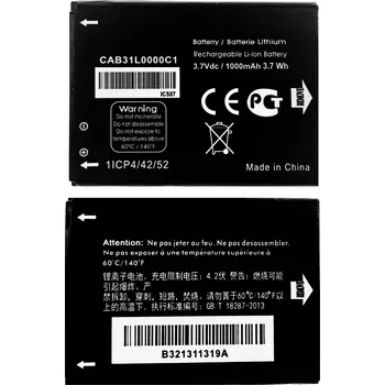 Baterie pro mobilní telefon Baterie pro Alcatel 1000 mAh