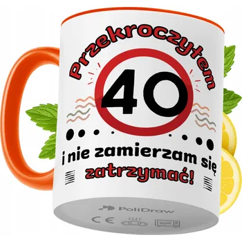 Hrnek Polidraw Hrnek Polidraw Narozeniny40 keramika 330 ml