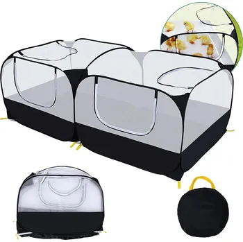 SKLÁDACÍ KLECE KOTEC 175x85x64CM PRO PSA KOČKU A MALÁ ZVÍŘATA