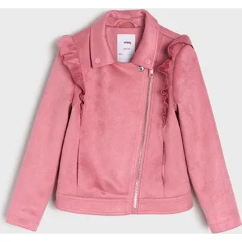Dívčí bunda Sinsay - Bunda biker - růžová - 657EI-39X - 657EI-39X-122