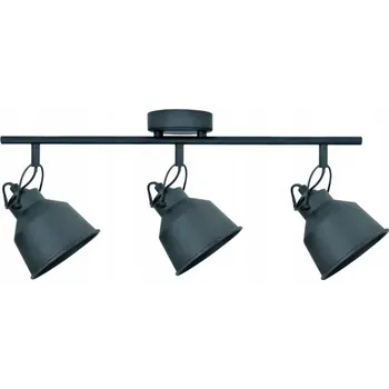 Stropní reflektor kulatý Polux černý