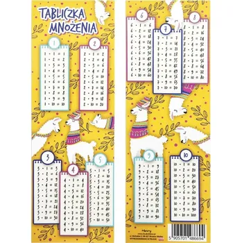 Doplněk ke knize Násobilka Henry, vícebarevná