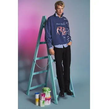 Dámská mikina Bavlněná mikina Medicine RS26-BLM250 modrá 55X, vel. L