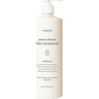 Vlasová regenerace SimplyO Protein Booster Hair Treatment Proteinová kúra pro vlasy 500 ml