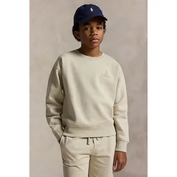 Chlapecká mikina Dětská mikina Polo Ralph Lauren 323A12265001 béžová 80X, vel. 150-161