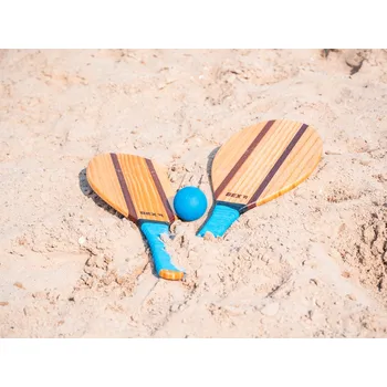 Dřevěné plážové rakety